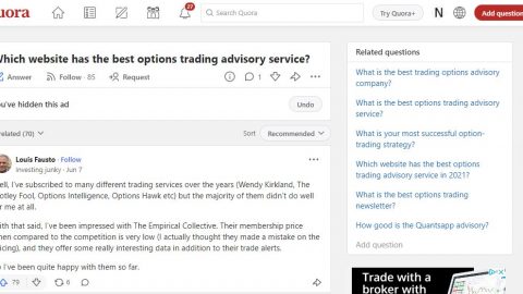 Quora-Best Options Trading Advisory Service Advice