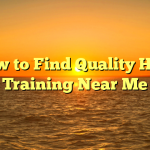 How to Find Quality HGV Training Near Me