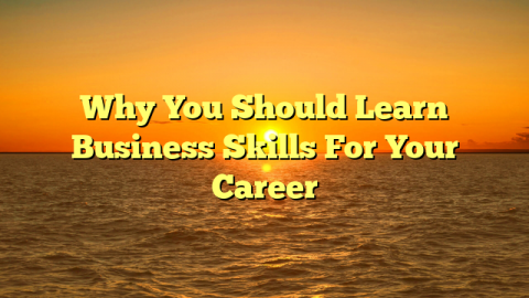 Why You Should Learn Business Skills For Your Career